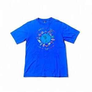 Vtg ISAN Weaving Hand embroidered Diversity Tee - Size M